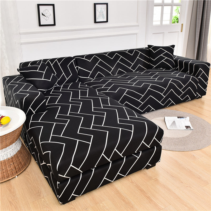 HKM-266707 Non-Slip Elastic Full Cover Sofa Cover for Modular Sofas (Various Sizes Available)
