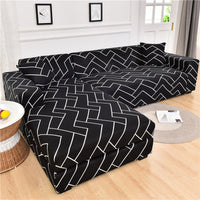 HKM-266707 Non-Slip Elastic Full Cover Sofa Cover for Modular Sofas (Various Sizes Available)