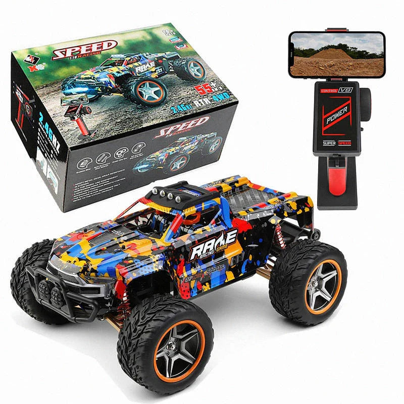 HKM-266963 1/10 Scale 4WD Electric RC High Speed Drift Vehicle - Simulation Remote Control Climbing Car