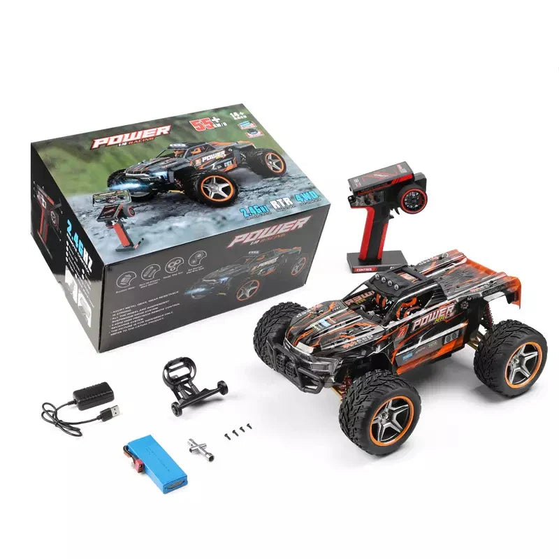 HKM-266963 1/10 Scale 4WD Electric RC High Speed Drift Vehicle - Simulation Remote Control Climbing Car