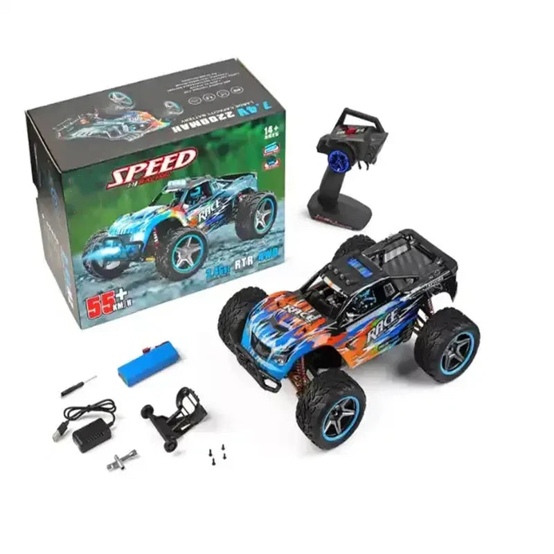 HKM-266963 1/10 Scale 4WD Electric RC High Speed Drift Vehicle - Simulation Remote Control Climbing Car