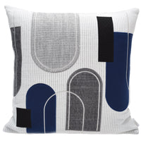 HKM-267091 Modern Minimalist Geometric Pattern Pillowcase for Sofa Lumbar Support - Multiple Designs Available
