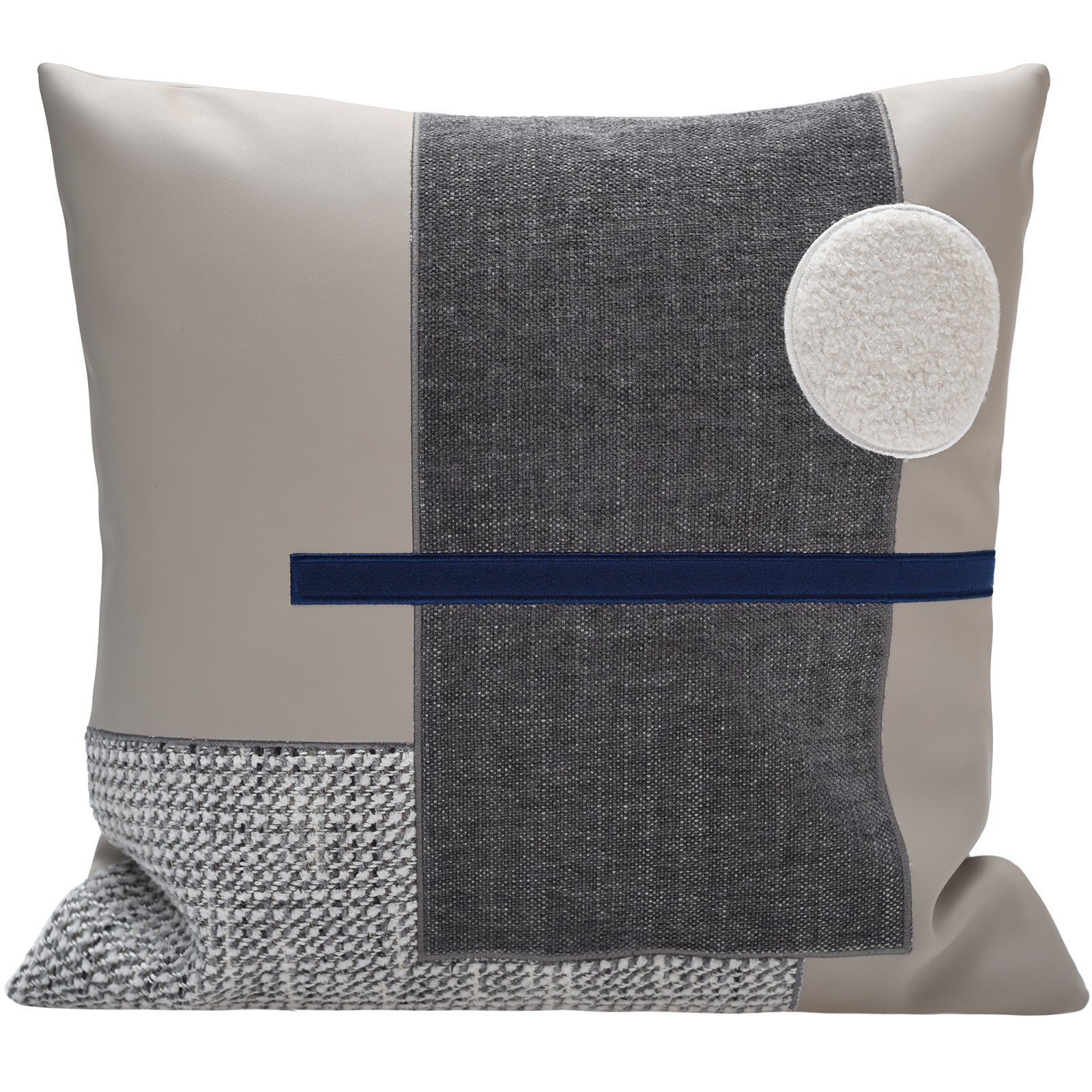 HKM-267091 Modern Minimalist Geometric Pattern Pillowcase for Sofa Lumbar Support - Multiple Designs Available