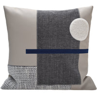 HKM-267091 Modern Minimalist Geometric Pattern Pillowcase for Sofa Lumbar Support - Multiple Designs Available