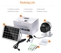 HKM-267219 1080P Solar Powered Wireless Dome Surveillance Camera with Night Vision and 3.6mm Lens