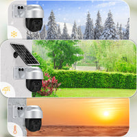 HKM-267219 1080P Solar Powered Wireless Dome Surveillance Camera with Night Vision and 3.6mm Lens