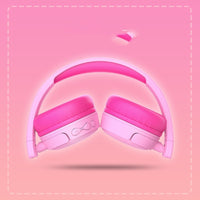 HKM-267283 Folding Children's Headset with Bluetooth 5.0, Voice Control, and Adjustable Volume, 15m Range