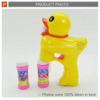 HKM-267347 Cartoon Duck Bubble Blower Toy for Kids Ages 2-7, Fun ABS Plastic Design