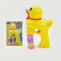 HKM-267347 Cartoon Duck Bubble Blower Toy for Kids Ages 2-7, Fun ABS Plastic Design