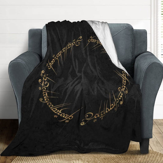 HKM-267539 Soft Polyester Fiber Velvet Map Blanket - Multiple Sizes Available