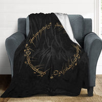 HKM-267539 Soft Polyester Fiber Velvet Map Blanket - Multiple Sizes Available