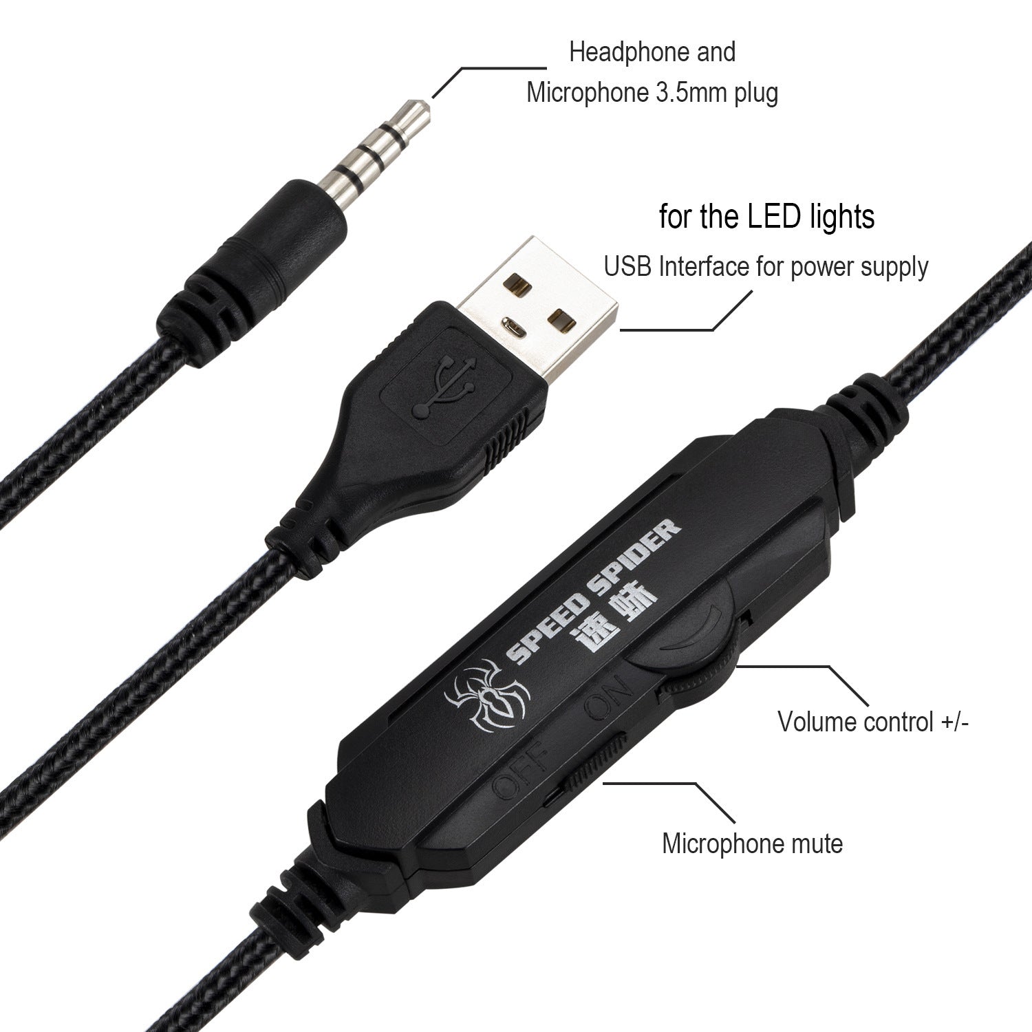 HKM-267603 High-Fidelity 3.5mm Wired Earphones with 20-20,000Hz Frequency Response and 32Ω Impedance