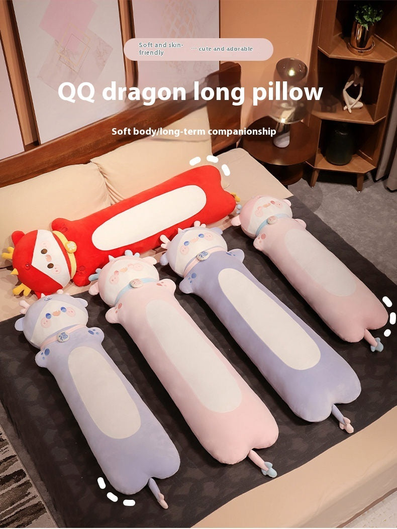 HKM-267667 Removable Washable Plush Dragon Pillow - Birthday Gift, Available in Red, Blue, Pink, 70cm, 1m, 1.2m