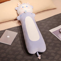 HKM-267667 Removable Washable Plush Dragon Pillow - Birthday Gift, Available in Red, Blue, Pink, 70cm, 1m, 1.2m