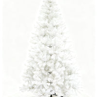 HKM-267667 Slim Artificial Christmas Tree in White - Available in 150cm, 180cm, and 210cm Sizes