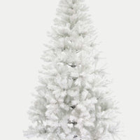 HKM-267667 Slim Artificial Christmas Tree in White - Available in 150cm, 180cm, and 210cm Sizes