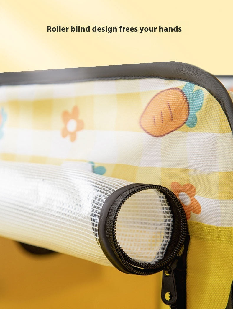 HKM-267731 Cat and Dog Hair Dryer Bag with Carrot Print for Pets up to 25 lbs