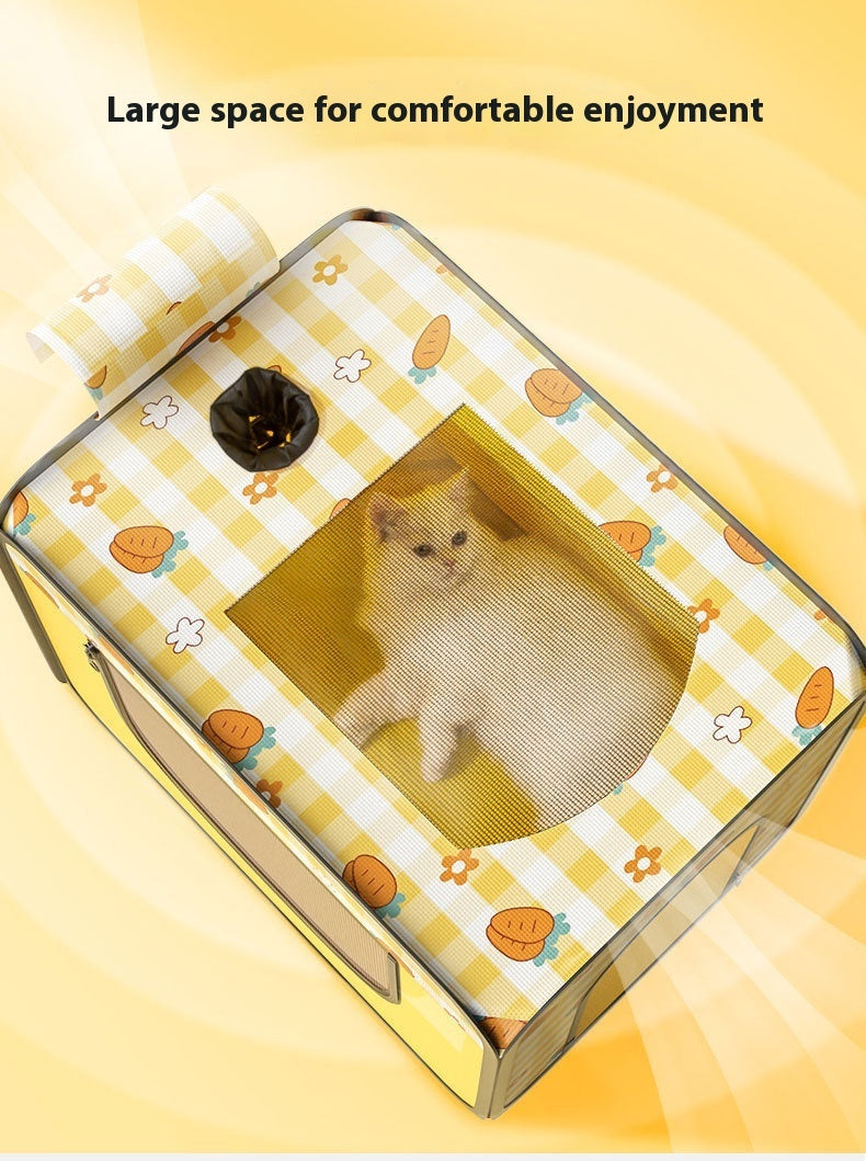 HKM-267731 Cat and Dog Hair Dryer Bag with Carrot Print for Pets up to 25 lbs