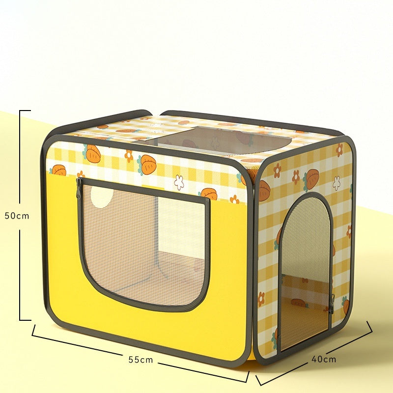 HKM-267731 Cat and Dog Hair Dryer Bag with Carrot Print for Pets up to 25 lbs