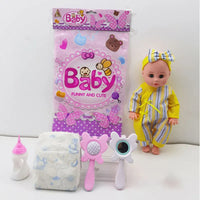 HKM-267795 16 Inch Soft Reborn Doll with Drinking and Crying Function for Ages 2-4, Realistic Baby Toy with Sounds