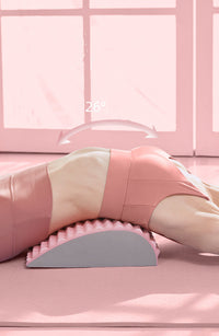 HKM-267859 Lumbar Spine Massage Device in Shallow Dogwood and Island Paradise Blue