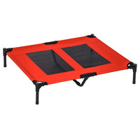 HKM-267987 Elevated Dog Bed with Breathable Mesh and Durable Steel Frame, Suitable for Large Dogs up to 66 lbs