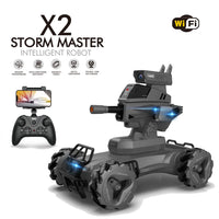 HKM-268115 Intelligent Remote Control Water Bomb Tank Car Toy with Camera for Kids