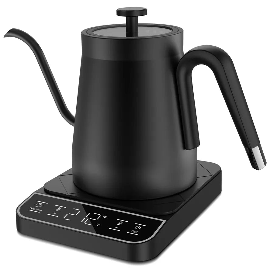 KTX-268307 Smart Gooseneck Electric Kettle for Precision Brewing - Mini Coffee and Tea Water Boiler
