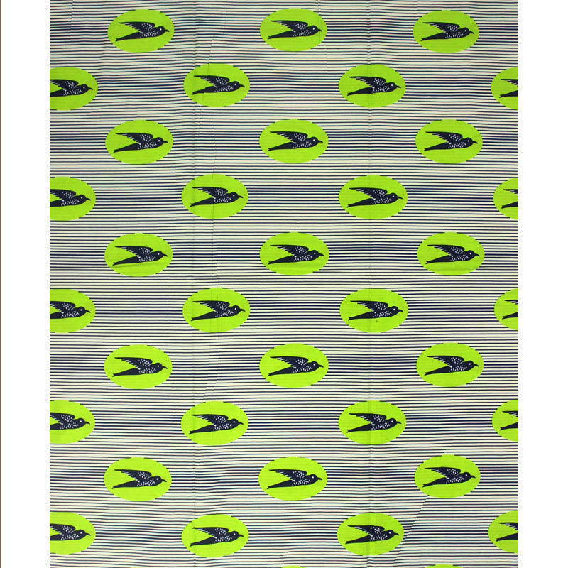 HKM-268371 African Batik 100% Cotton Wax Cloth - Ankara Style Fabric (110cm)