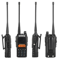 HKM-268371 Dual Band 5W Handheld Two Way Radio Walkie Talkie with 2000mAh Battery and Built-in Flashlight