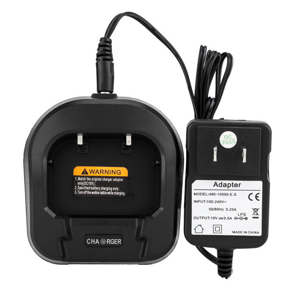 HKM-268371 Dual Band 5W Handheld Two Way Radio Walkie Talkie with 2000mAh Battery and Built-in Flashlight