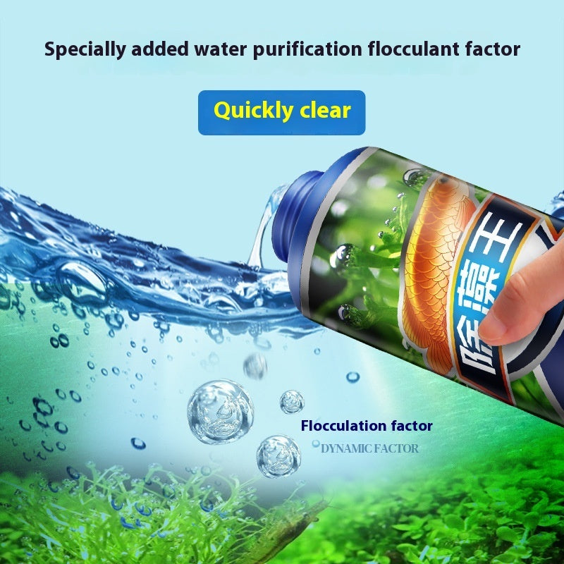 HKM-268371 Eco-Friendly Algaecide for Fish Tanks & Ponds - Green Algae Removal 300ml, 700ml, 1100ml Options