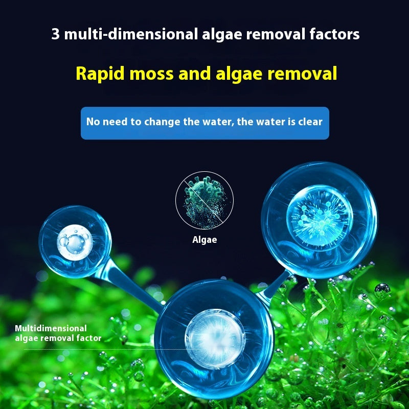 HKM-268371 Eco-Friendly Algaecide for Fish Tanks & Ponds - Green Algae Removal 300ml, 700ml, 1100ml Options