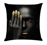 HKM-268371 Elegant Linen Sofa Pillow Cover for Beauty Salon – 45x45cm Cushion with PP Cotton Filling
