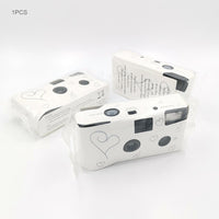 HKM-268435 Children's Disposable Film Camera with Manual Operation and 3x Optical Zoom - White