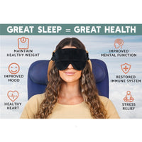 HKM-268499 Memory Foam Travel Eyeshade with Headrest and Adjustable Band for Office Nap