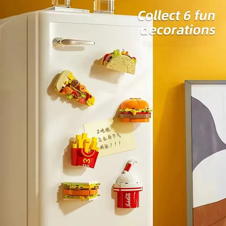 Multistyle Decorative Christmas Food Brick Building Block Toy Set for Ages 2 and Up