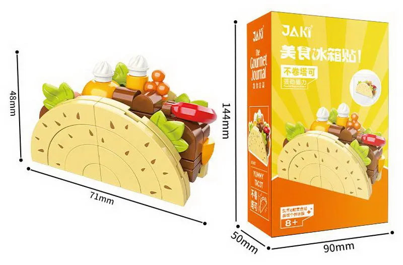 Multistyle Decorative Christmas Food Brick Building Block Toy Set for Ages 2 and Up