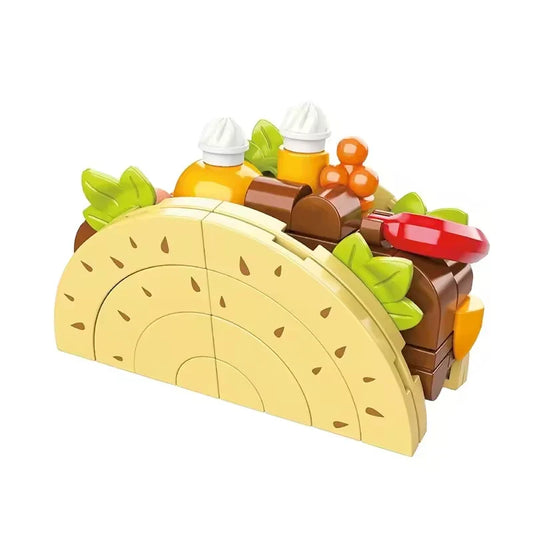 Multistyle Decorative Christmas Food Brick Building Block Toy Set for Ages 2 and Up