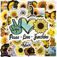 HKM-268563 Waterproof Graffiti Stickers for Crafting - 50 PVC Stickers for Smooth Surfaces