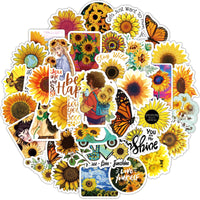 HKM-268563 Waterproof Graffiti Stickers for Crafting - 50 PVC Stickers for Smooth Surfaces