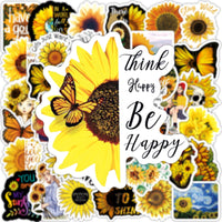 HKM-268563 Waterproof Graffiti Stickers for Crafting - 50 PVC Stickers for Smooth Surfaces