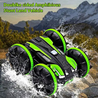 HKM-268691 Amphibious Remote Control Stunt Car - 2.4GHz Double-Sided Climbing Vehicle for Indoor and Outdoor Fun