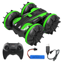 HKM-268691 Amphibious Remote Control Stunt Car - 2.4GHz Double-Sided Climbing Vehicle for Indoor and Outdoor Fun