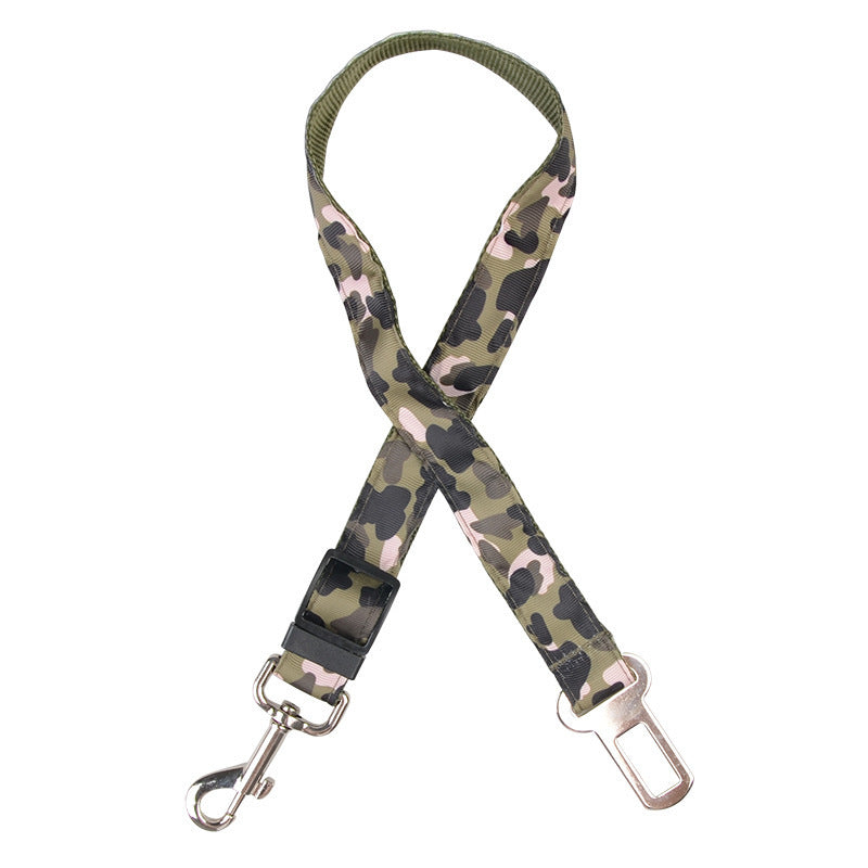 HKM-268691 Camouflage Pet Retractable Safety Leash with Durable Polyester Fiber - 2.5 x 60CM