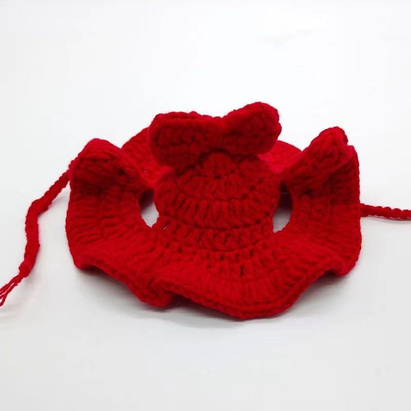 HKM-268691 Wool Knitted Pet Hats for Dogs and Cats in Assorted Fun Designs