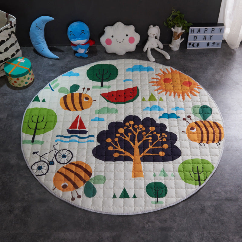 HKM-268755 Reinforced Non-Slip Breathable Cushion Round Play Pad for Children - 150cm Diameter