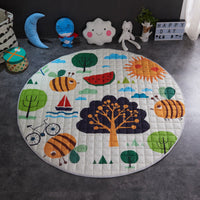 HKM-268755 Reinforced Non-Slip Breathable Cushion Round Play Pad for Children - 150cm Diameter