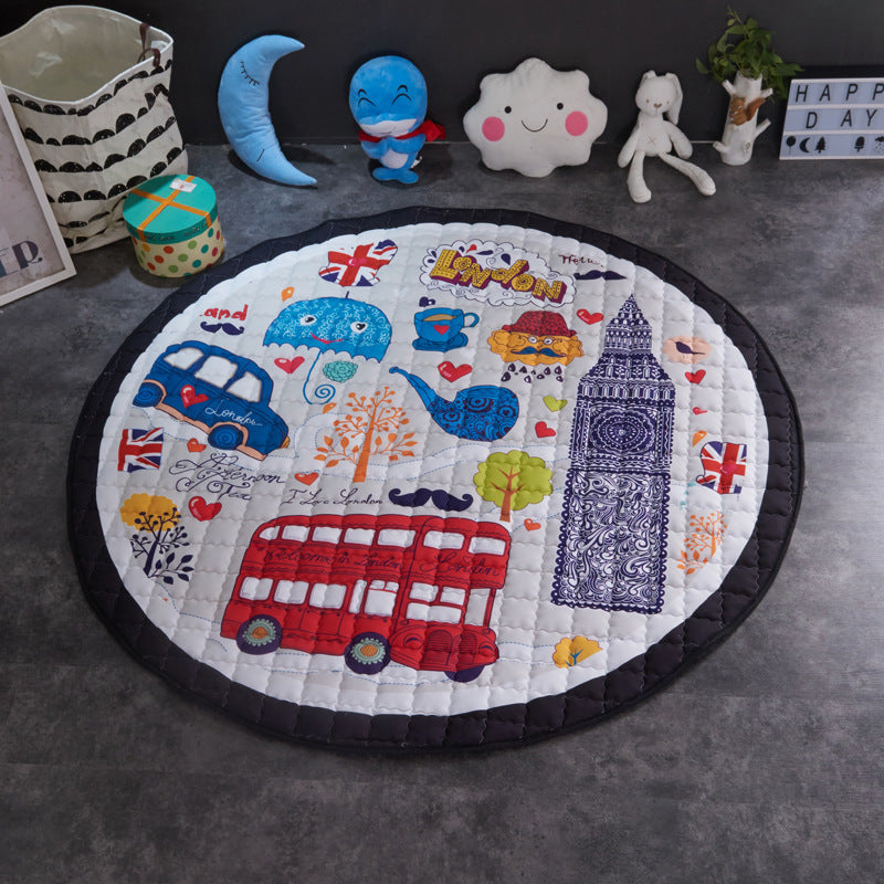 HKM-268755 Reinforced Non-Slip Breathable Cushion Round Play Pad for Children - 150cm Diameter