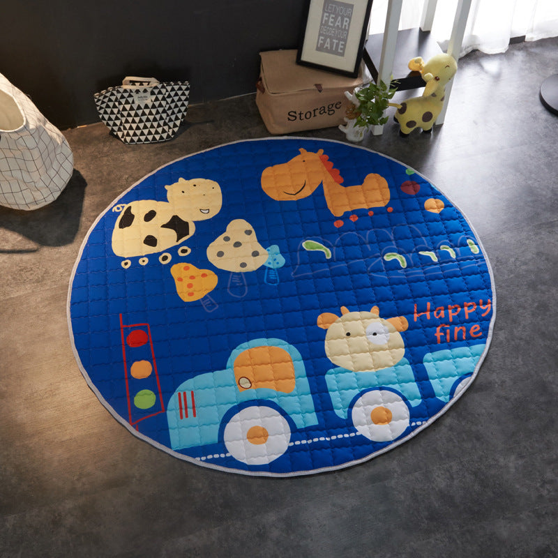 HKM-268755 Reinforced Non-Slip Breathable Cushion Round Play Pad for Children - 150cm Diameter